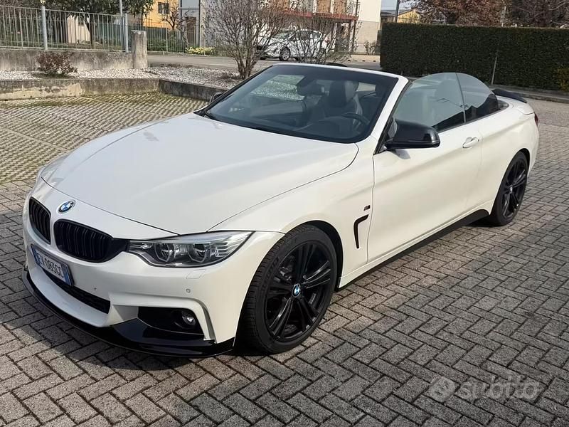 Usata BMW 420 M Sport 184 CV (135 kW) 2014 Bianco Cabrio