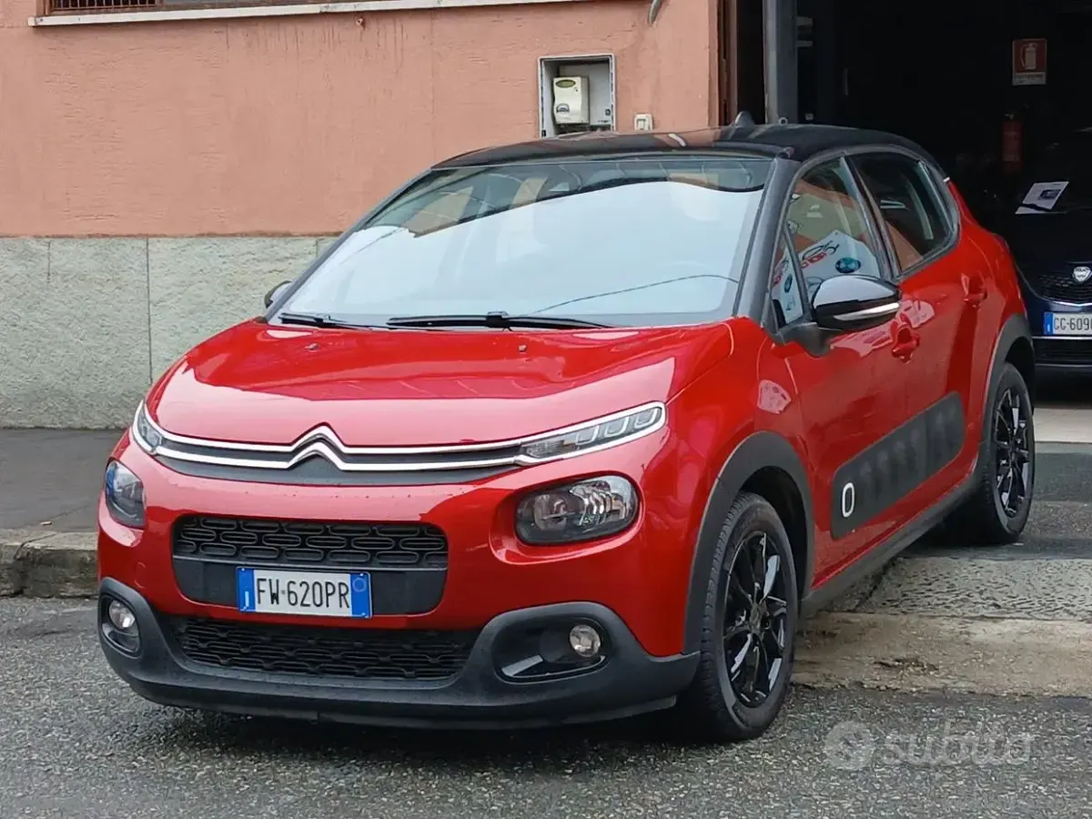 Usata Citroën C3 PureTech 83 CV (61 kW) 2019 Rosso Utilitaria