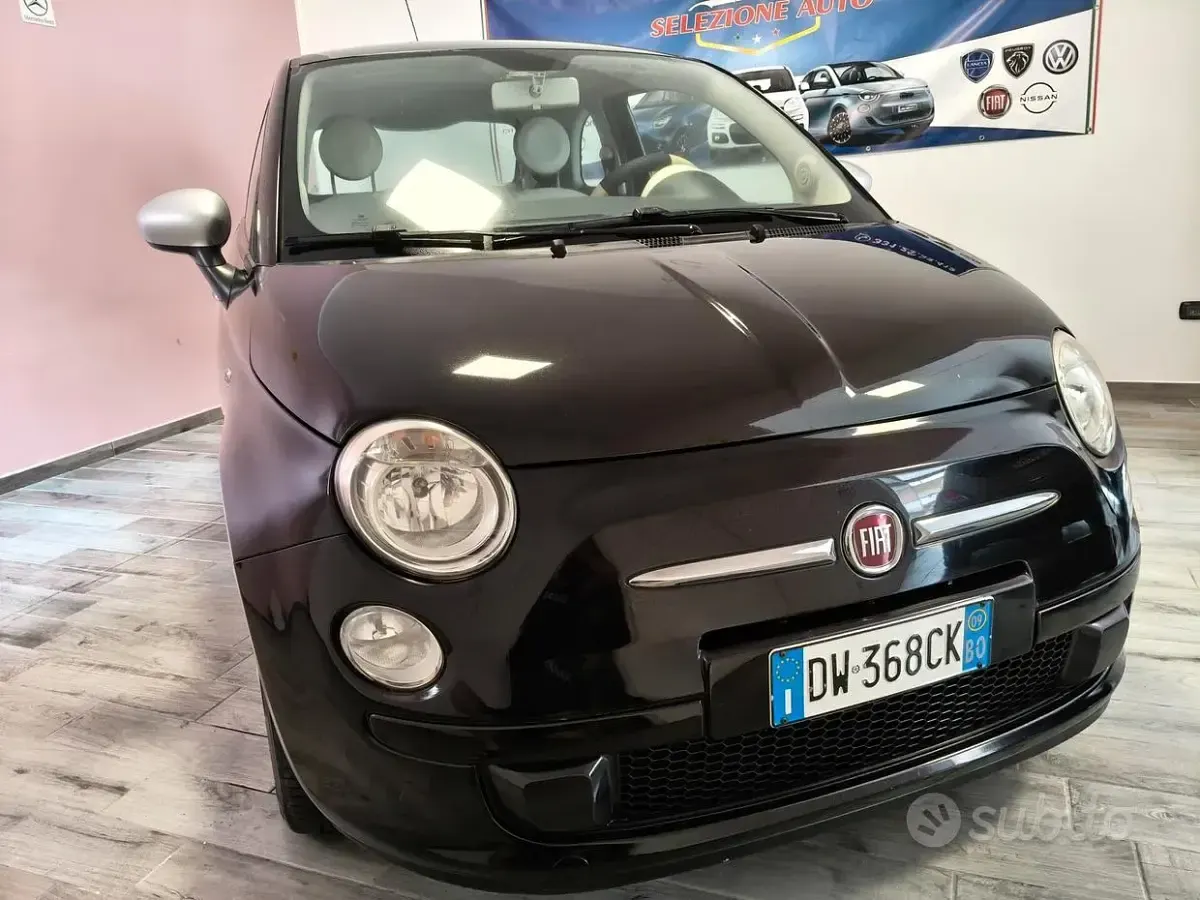 Usata Fiat 500 69 CV (50 kW) 2009 Nero Cabrio