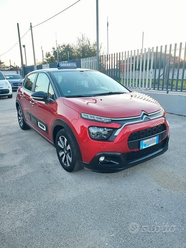 Usata Citroën C3 Shine 83 CV (61 kW) 2021 Rosso Berlina