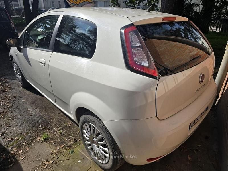 Usata Fiat Punto Lounge 75 CV (55 kW) 2014 Bianco Utilitaria