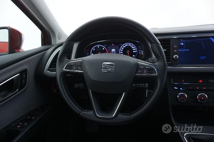 Usata Seat Leon ST Style 115 CV (84 kW) 2020 Rosso Station wagon