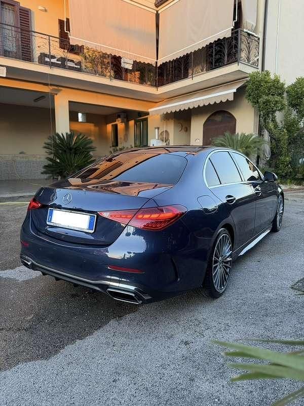 Usata Mercedes C220 Premium Plus 200 CV (147 kW) 2023 Blu/azzurro Berlina
