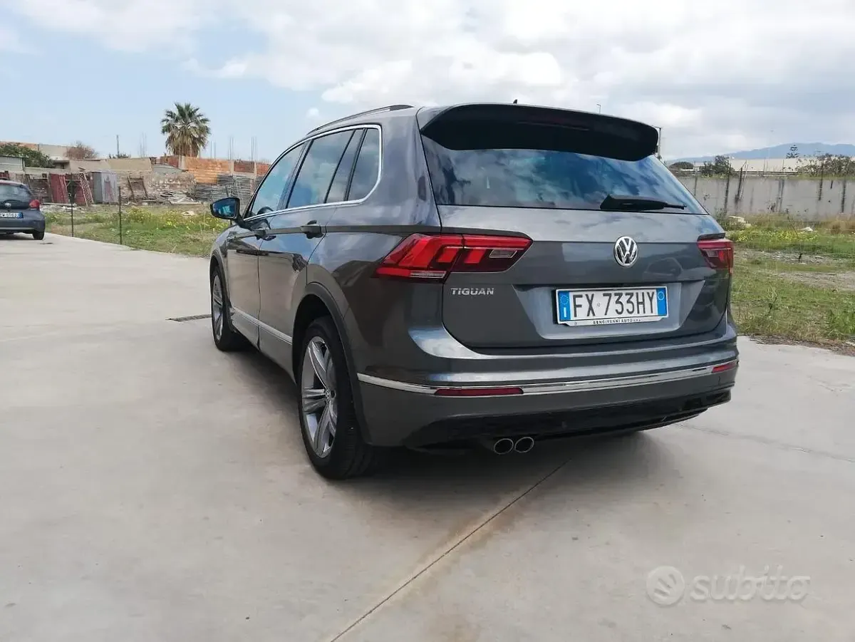 Usata VW Tiguan R-line 116 CV (85 kW) 2019 Grigio SUV