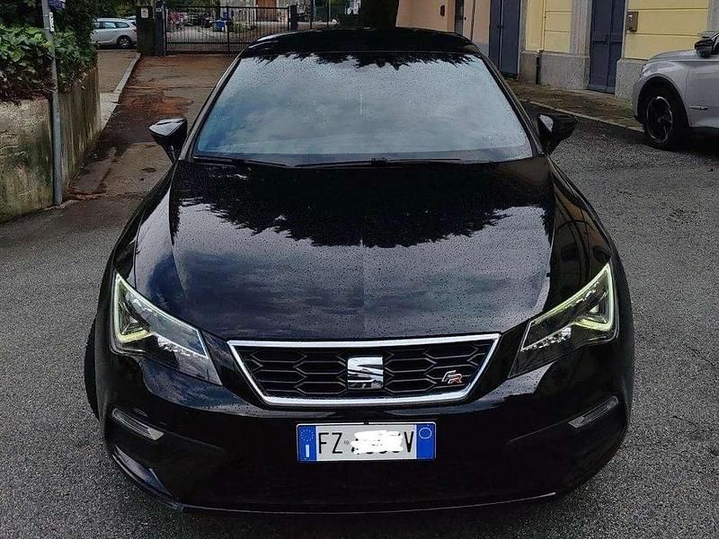 Usata Seat Leon FR 116 CV (85 kW) 2019 Nero Berlina