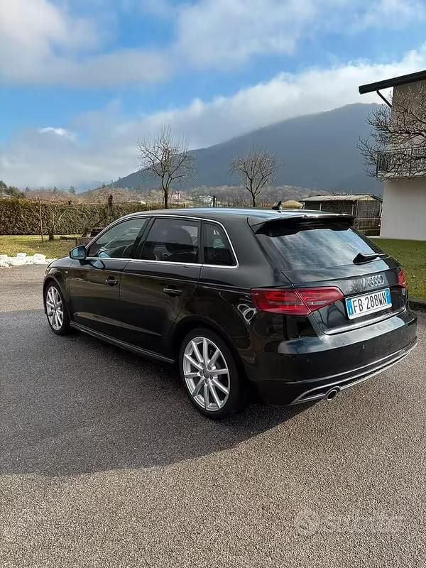 Usata Audi A3 S-Line 101 CV (74 kW) 2015 Nero Berlina