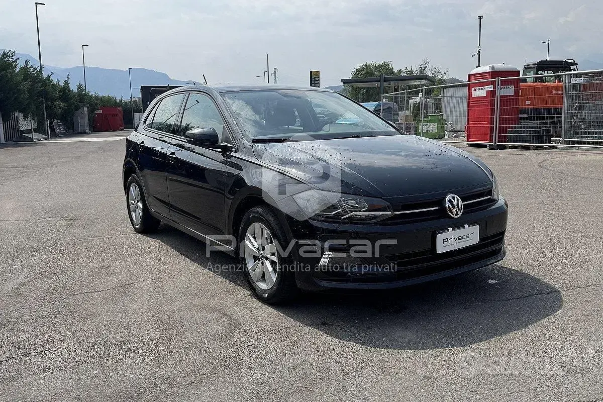 Usata VW Polo Comfortline 95 CV (69 kW) 2020 Nero Utilitaria