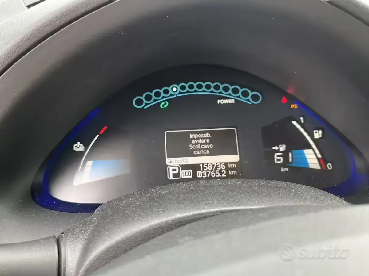 Usata Nissan Leaf 80 kW (109 CV) 2016 Bianco Utilitaria