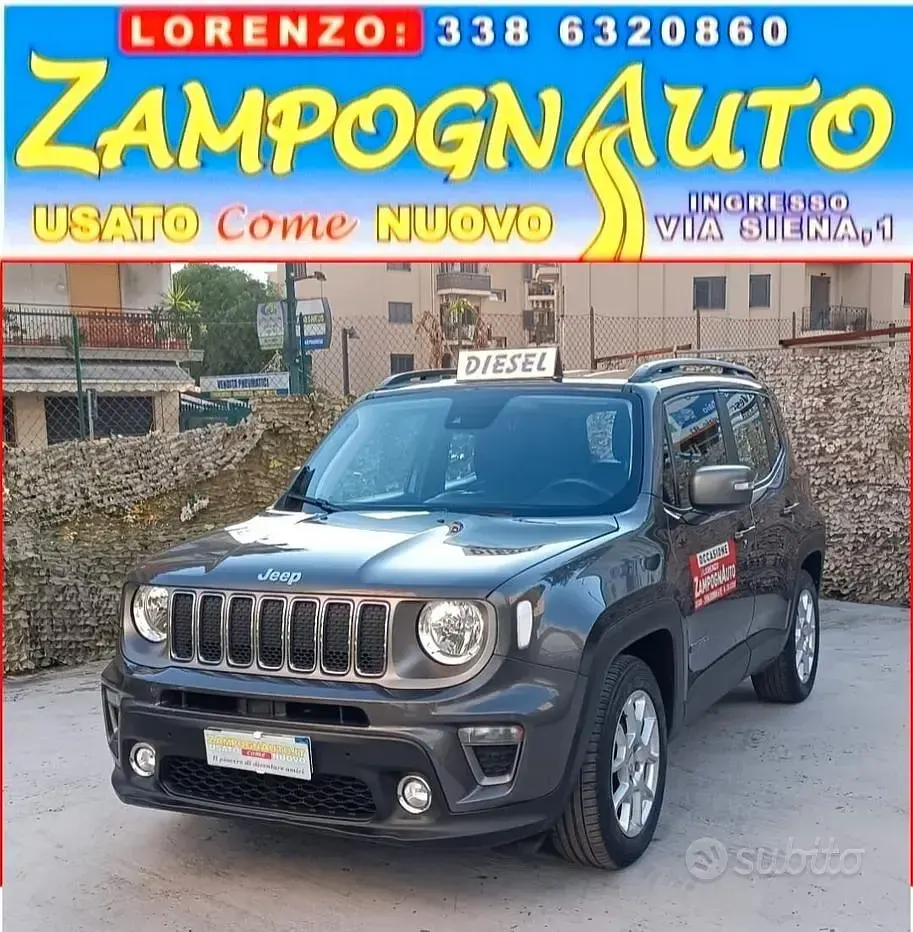 Usata Jeep Renegade Longitude 130 CV (95 kW) 2022 Grigio SUV