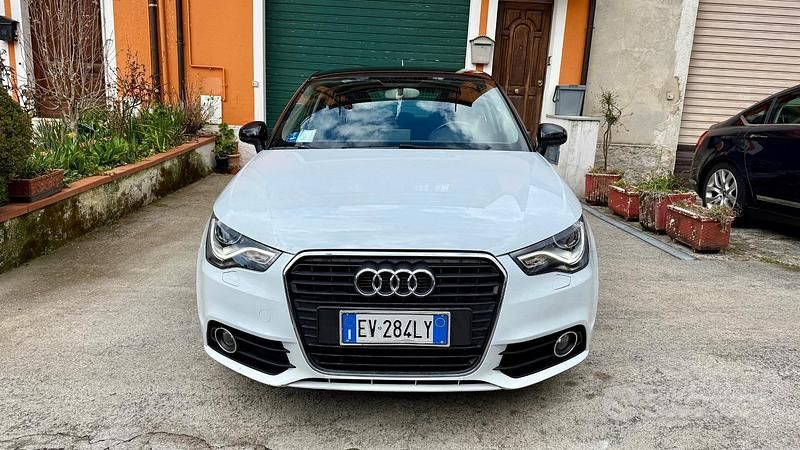 Usata Audi A1 Attraction 90 CV (66 kW) 2014 Bianco Utilitaria