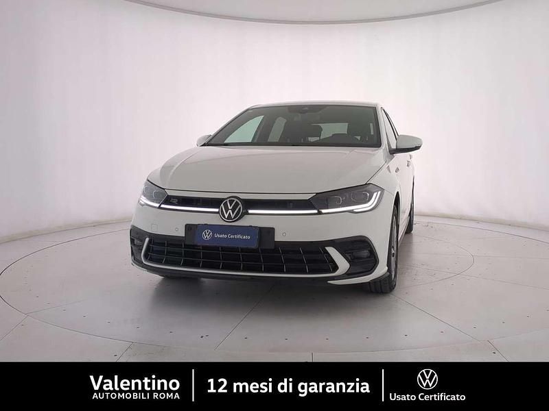 Usata VW Polo R-line 95 CV (69 kW) 2023 Bianco Utilitaria