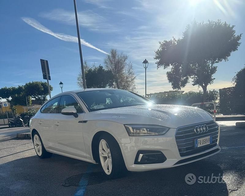 Usata Audi A5 170 CV (125 kW) 2018 Bianco Coupé