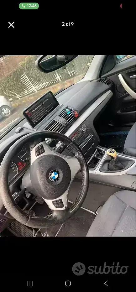 Usata BMW 118 122 CV (89 kW) 2008 Nero Utilitaria