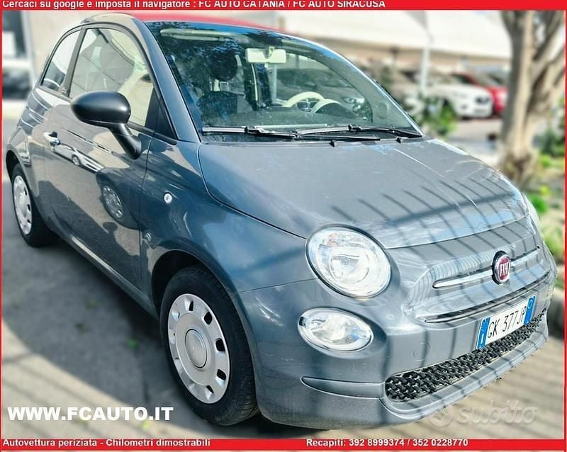 Usata Fiat 500 70 CV (51 kW) 2022 Grigio Cabrio