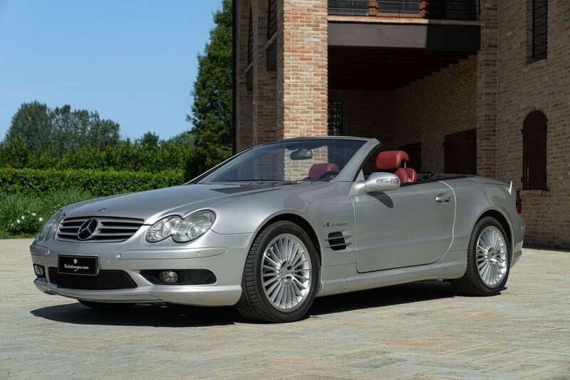 Usata Mercedes SL55 AMG AMG 500 CV (367 kW) 2002 Argento Cabrio