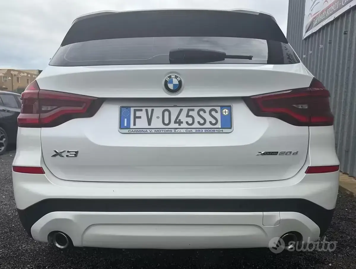Usata BMW X3 xLine 190 CV (139 kW) 2019 Bianco SUV