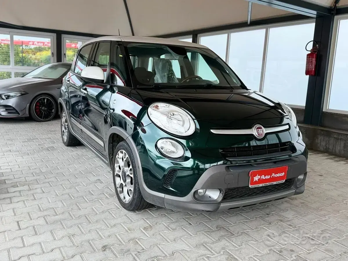 Usata Fiat 500L Trekking 120 CV (88 kW) 2017 Verde Monovolume