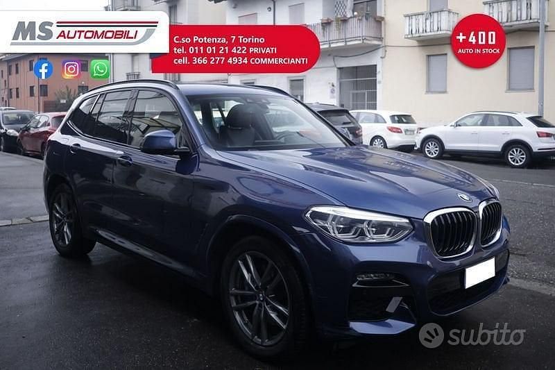 Usata BMW X3 M Sport 249 CV (183 kW) 2021 Blu scuro SUV