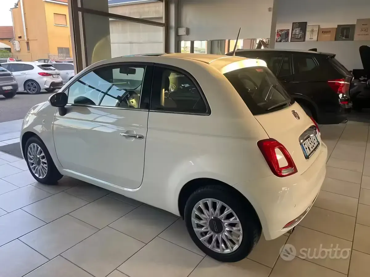 Usata Fiat 500 Lounge 69 CV (50 kW) 2019 Bianco Berlina