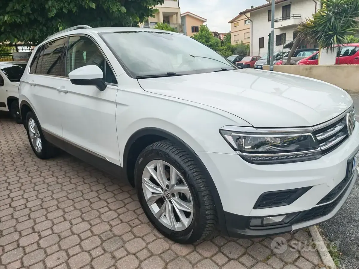 Usata VW Tiguan Sport 150 CV (110 kW) 2018 Bianco SUV