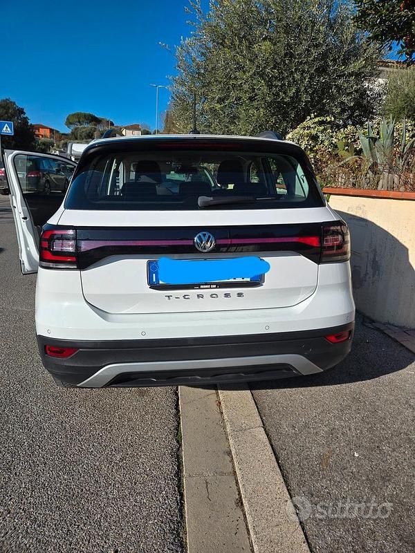 Usata VW T-Cross 95 CV (69 kW) 2021 Bianco SUV