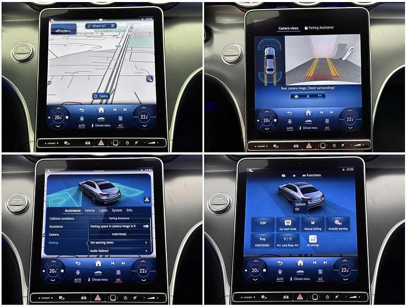 Usata Mercedes C200 Luxury 204 CV (150 kW) 2021 Argento Berlina