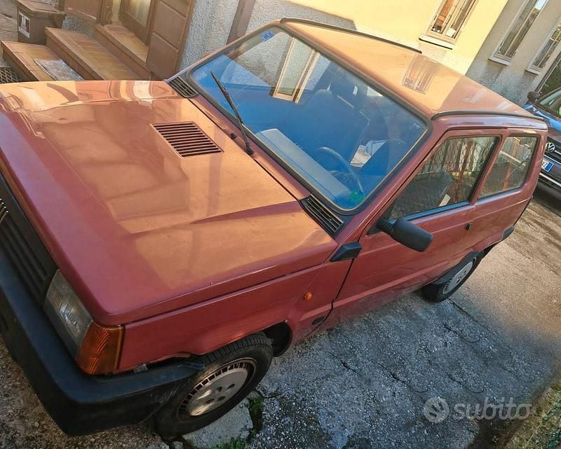 Usata Fiat Panda Young 39 CV (28 kW) 2000 Rosso Utilitaria