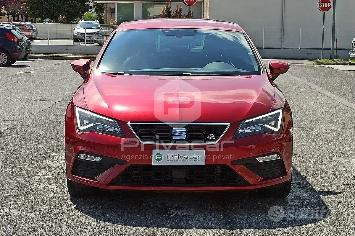 Usata Seat Leon FR 116 CV (85 kW) 2019 Rosso Utilitaria