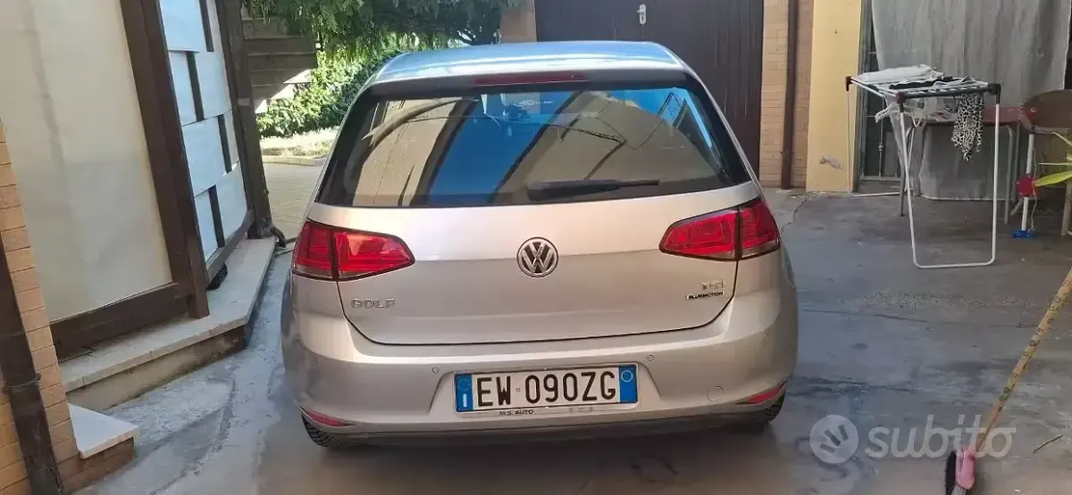 Usata VW Golf VII 110 CV (80 kW) 2014 Grigio Berlina