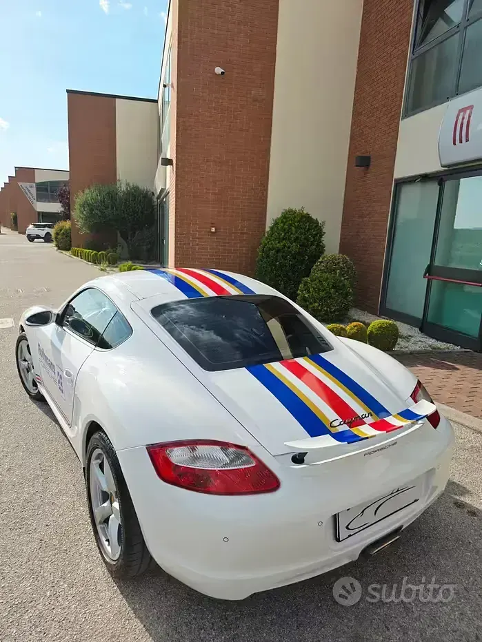 Usata Porsche Cayman Sport 245 CV (180 kW) 2008 Bianco Coupé
