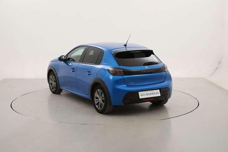 Usata Peugeot e-208 Allure 56 kW (77 CV) 2020 Blu Utilitaria