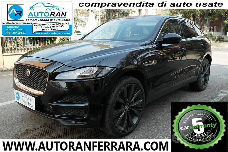 Usata Jaguar F-Pace Prestige 300 CV (220 kW) 2018 Nero SUV