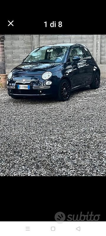 Usata Fiat 500 75 CV (55 kW) 2008 Blu Utilitaria