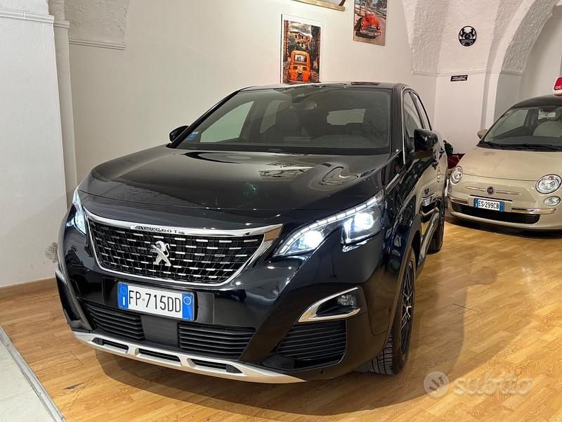 Usata Peugeot 3008 GT-line 120 CV (88 kW) 2018 Nero SUV