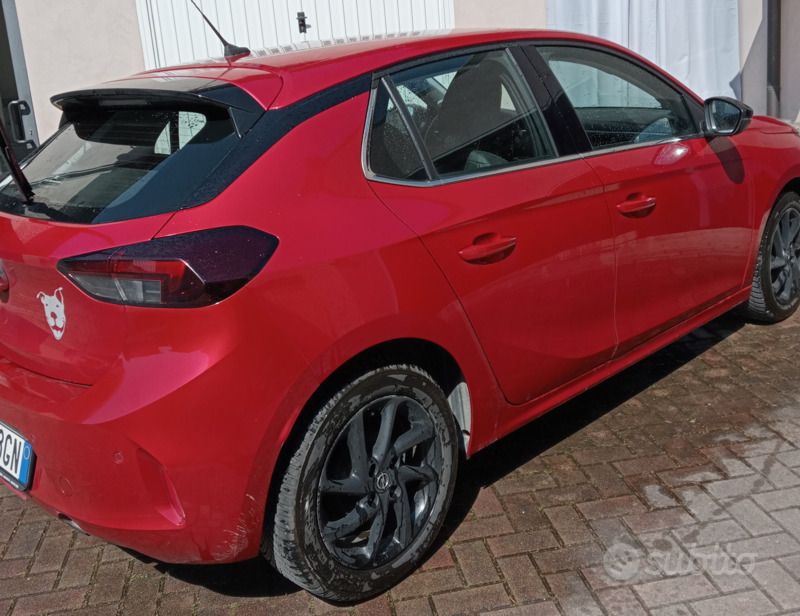 Usata Opel Corsa 75 CV (55 kW) 2021 Rosso Utilitaria