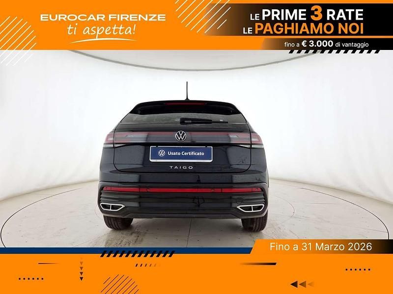 Usata VW Taigo R-line 116 CV (85 kW) 2025 Deep black perlato SUV