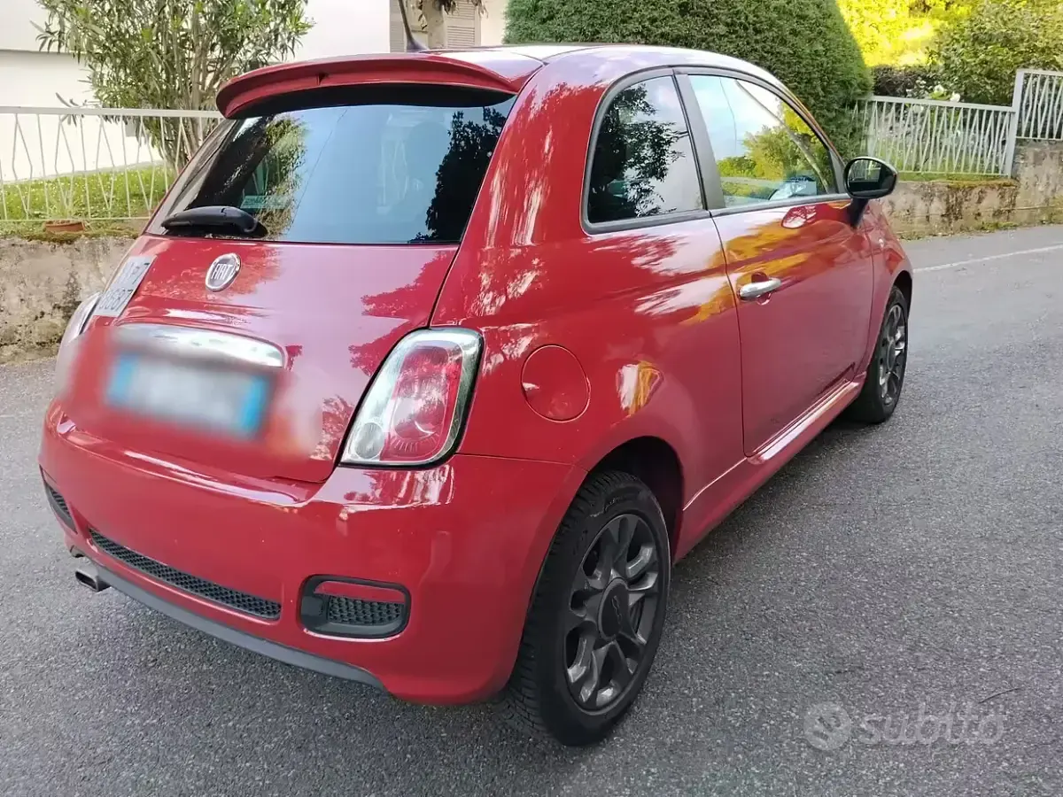 Usata Fiat 500 Sport 69 CV (50 kW) 2015 Rosso Utilitaria