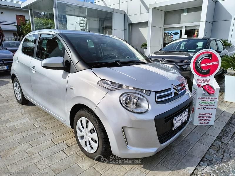 Argento Usata 2021 Citroën C1 Feel Due volumi | 10.450 € (Buon prezzo) - Immagine 1/4