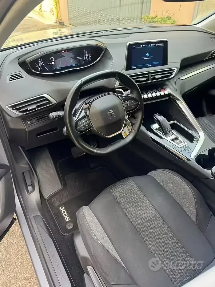 Usata Peugeot 3008 131 CV (96 kW) 2019 Grigio SUV