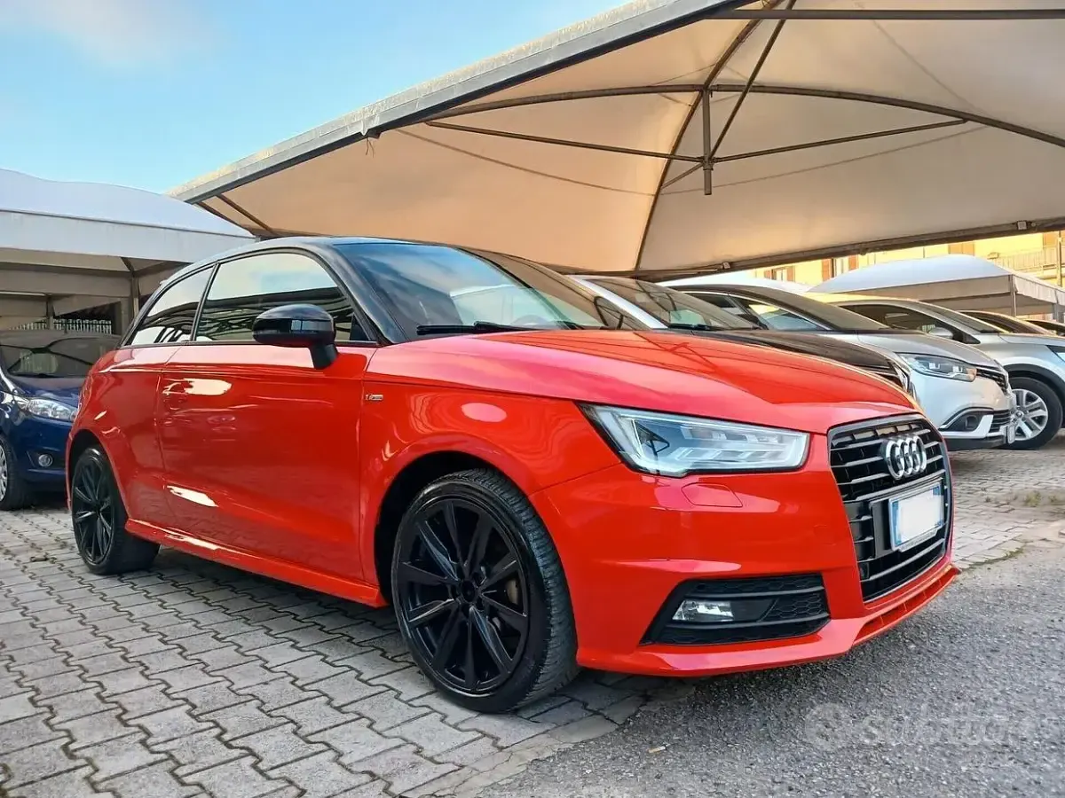 Usata Audi A1 Sport 90 CV (66 kW) 2017 Rosso Utilitaria