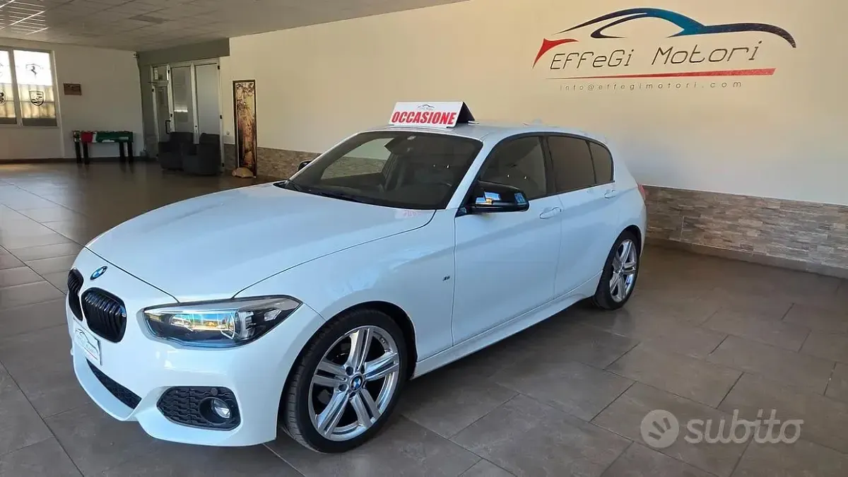 Usata BMW 118 M Sport 136 CV (100 kW) 2018 Bianco Berlina