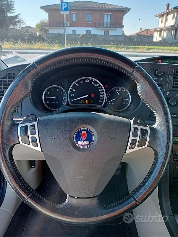 Usata Saab 9-3 Cabriolet 209 CV (153 kW) 2005 Blu Cabrio