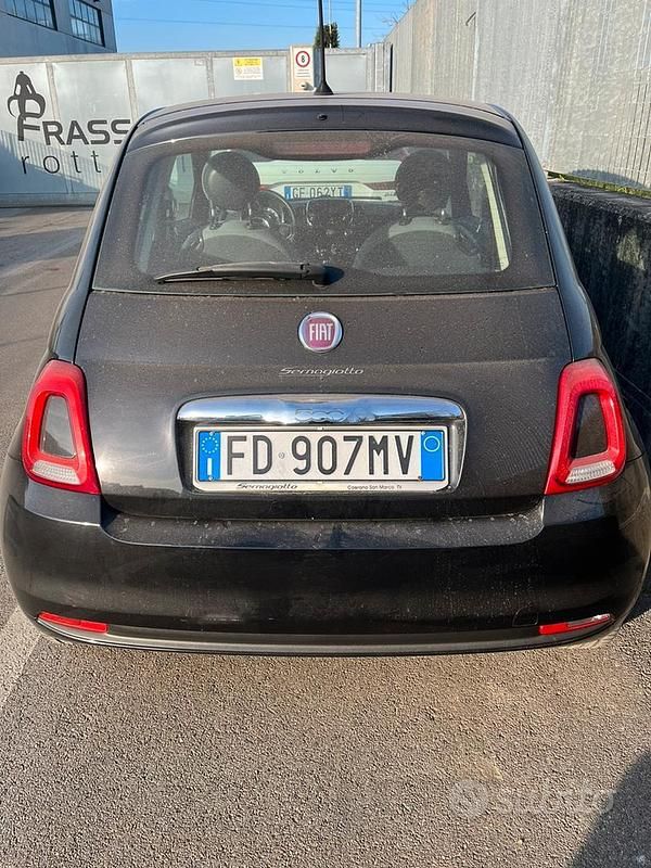 Usata Fiat 500 Pop 69 CV (50 kW) 2016 Nero Utilitaria