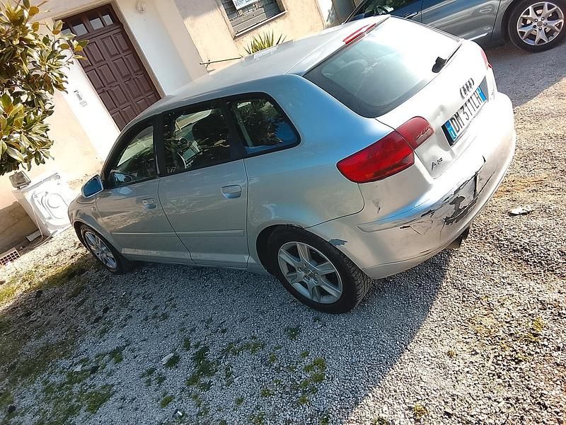 Usata Audi A3 170 CV (125 kW) 2008 Grigio Utilitaria