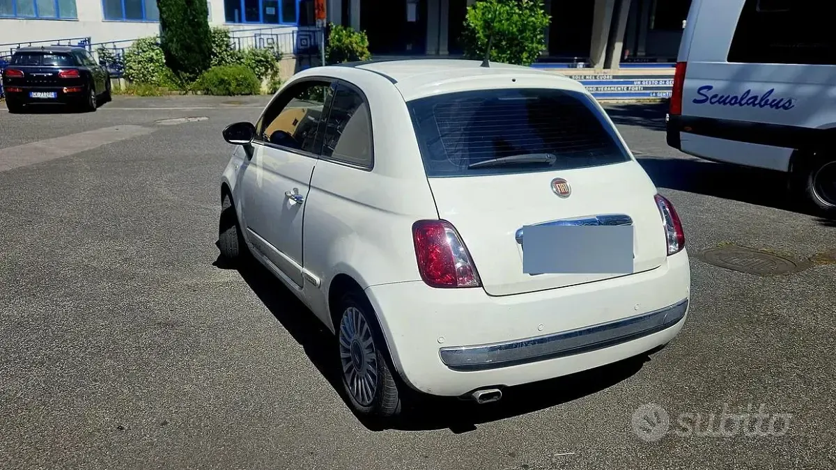 Usata Fiat 500 69 CV (50 kW) 2011 Bianco Utilitaria