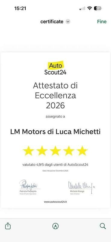 Usata Fiat 500L Pop Star 95 CV (69 kW) 2018 Bianco Monovolume