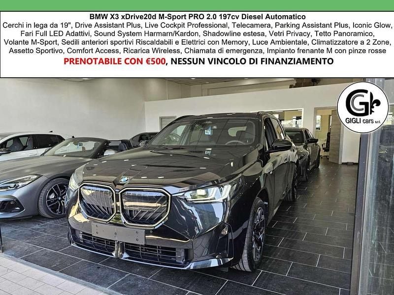 Usata BMW X3 M Sport 197 CV (144 kW) 2025 Saphire black SUV