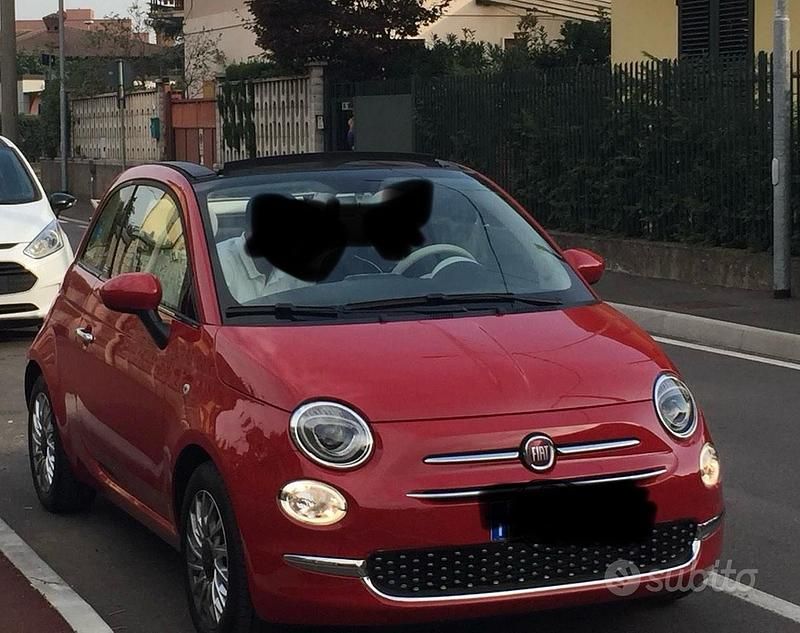 Rosso Usata 2018 Fiat 500C Cabrio | 10.000 € (Super prezzo) - Immagine 1/4