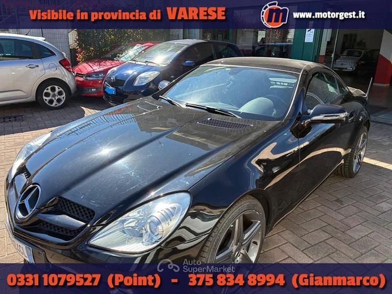 Usata Mercedes SLK200 184 CV (135 kW) 2009 Nero Cabrio