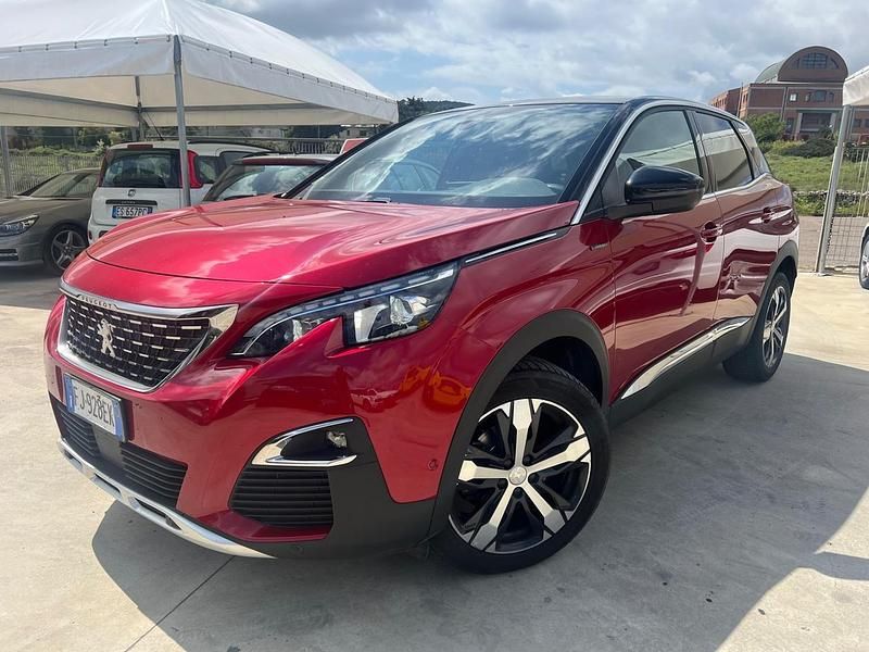 Usata Peugeot 3008 GT-line 119 CV (87 kW) 2018 Rosso Station wagon